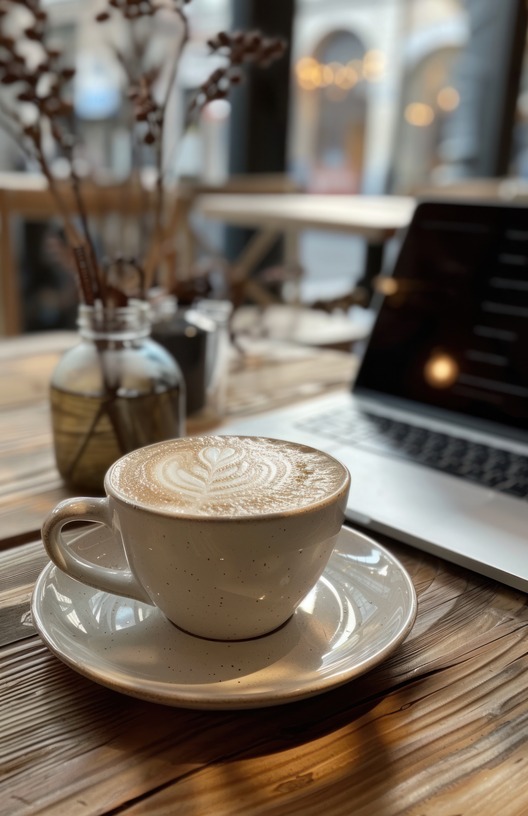Exemplo de Captive Portal personalizado para uma cafeteria